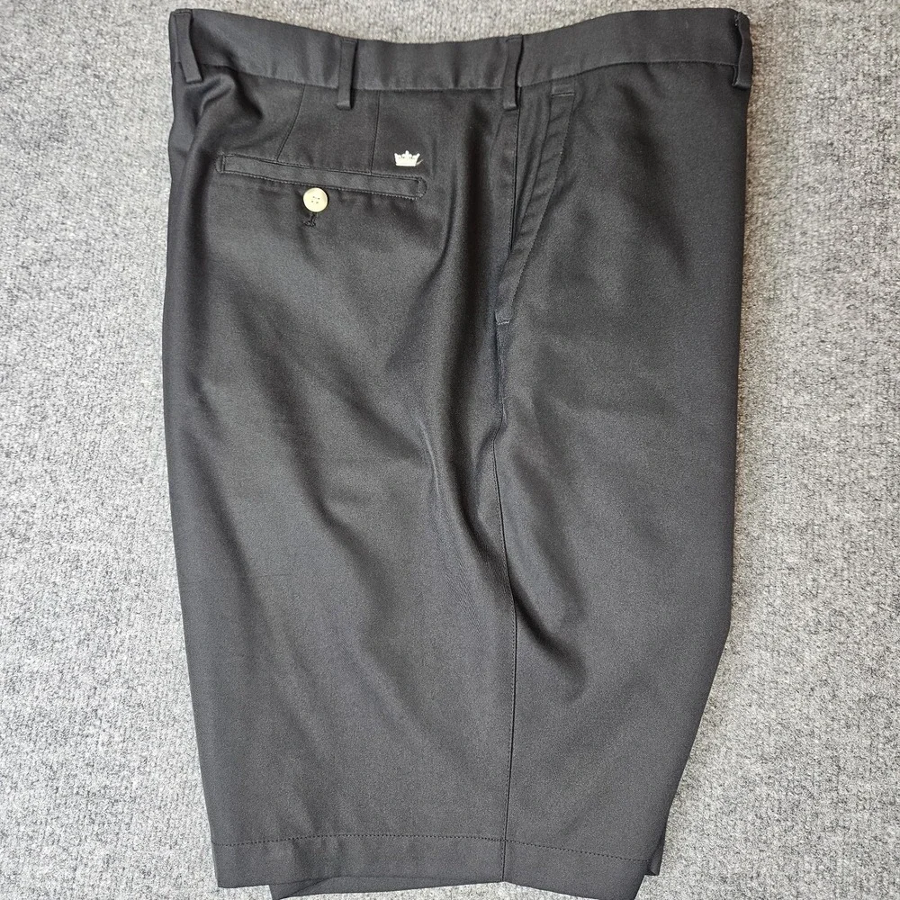 Peter Millar Men's Crown Sport Golf Shorts Size 40 Black Travel Stretch Comfort